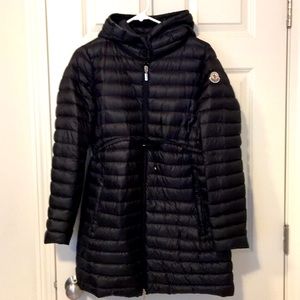 Moncler barbel drawstring puffer jacket
